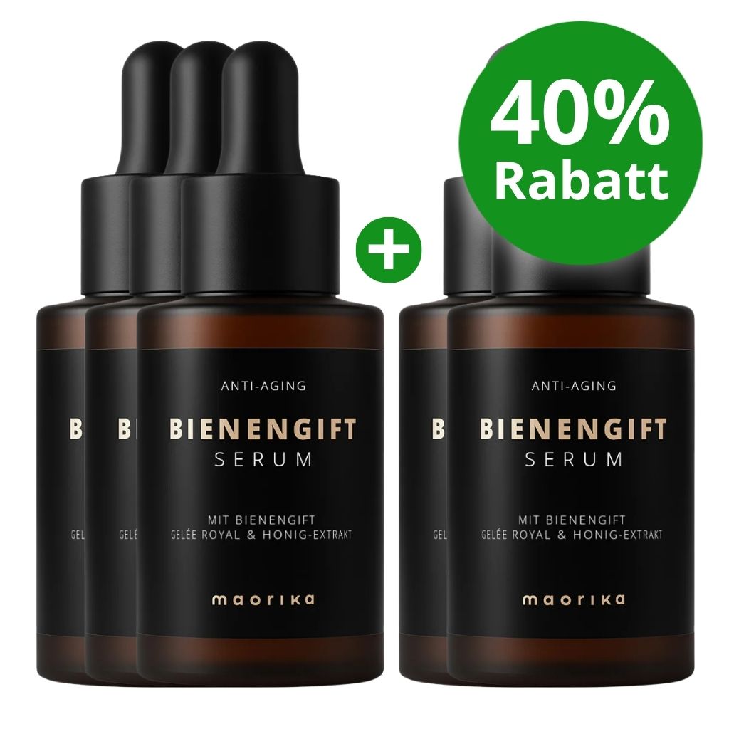 3+2 Anti-Aging Bienengiftserum (ingesamt 5 Flaschen)
