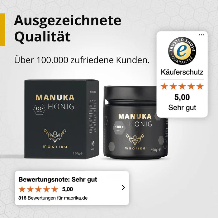 Manuka Honig MGO 550+ mit Propolisanteil