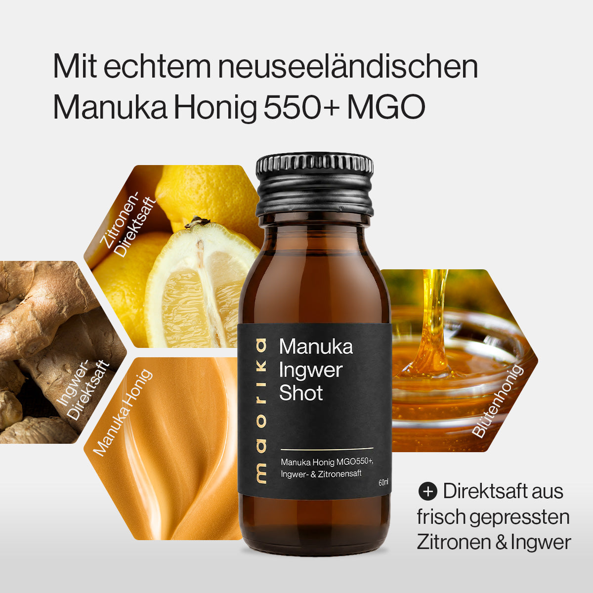 Manuka Ingwer Shots