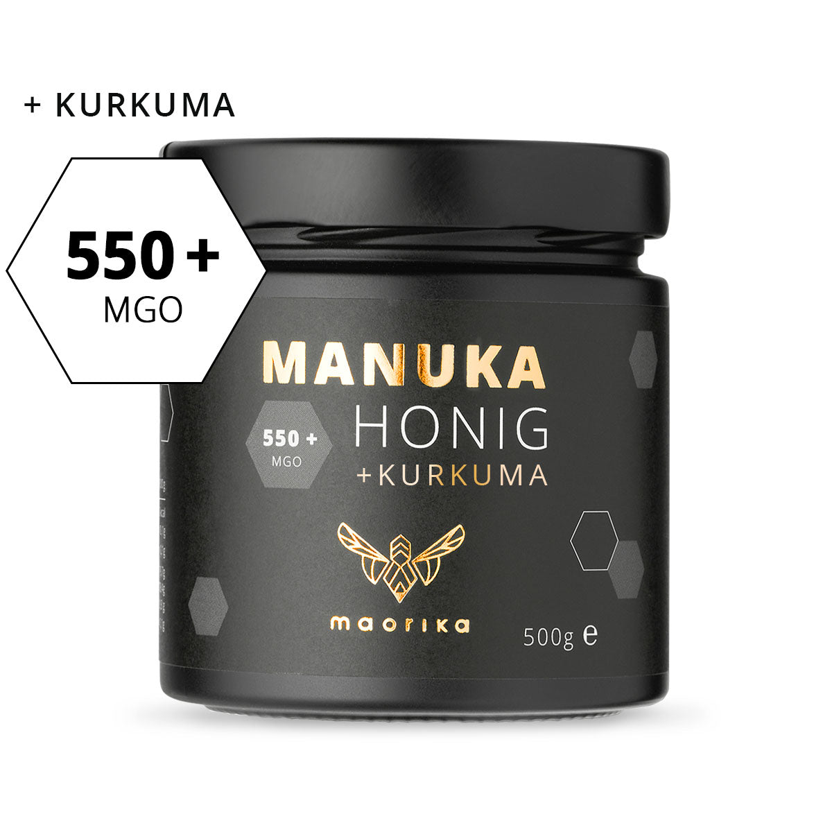 Manuka Honig MGO 550+ mit Kurkuma