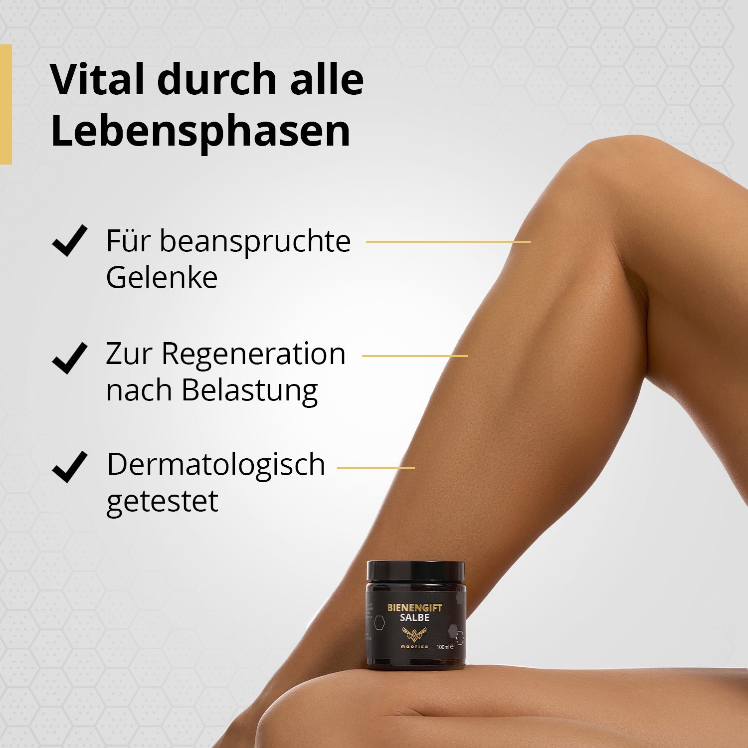 Bienengiftsalbe mit Manuka-Öl