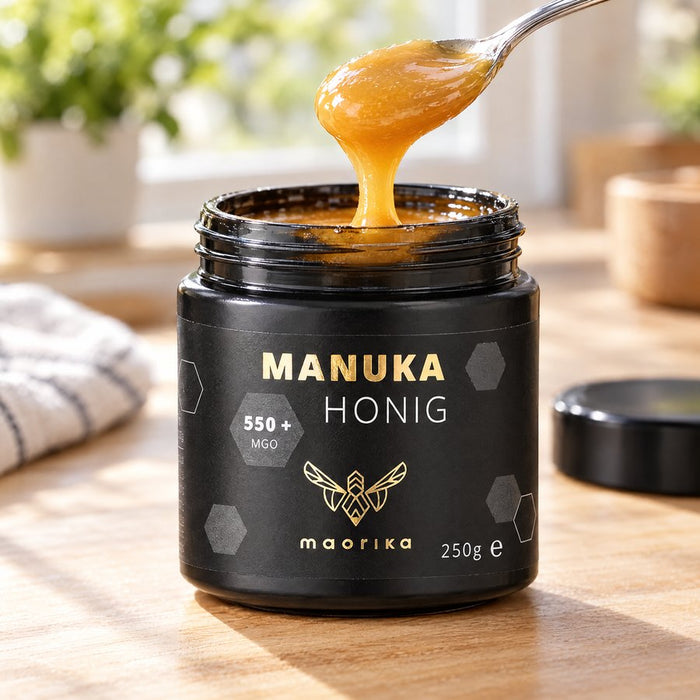 Ein Löffel Manuka Honig am Tag