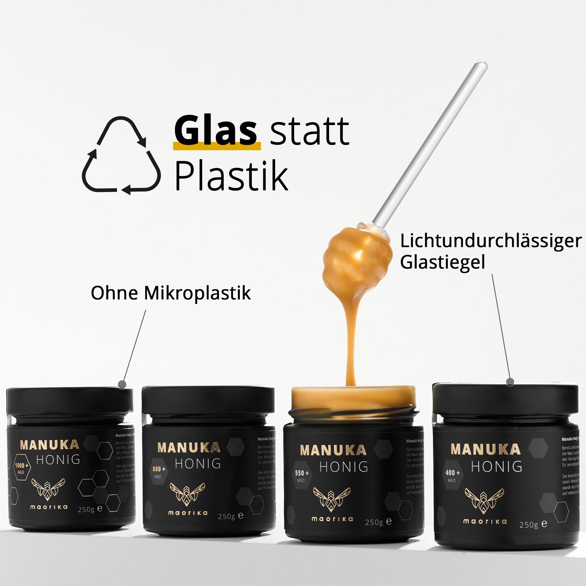 Manuka Honig MGO 550 + Gratis Manuka Halsbonbons