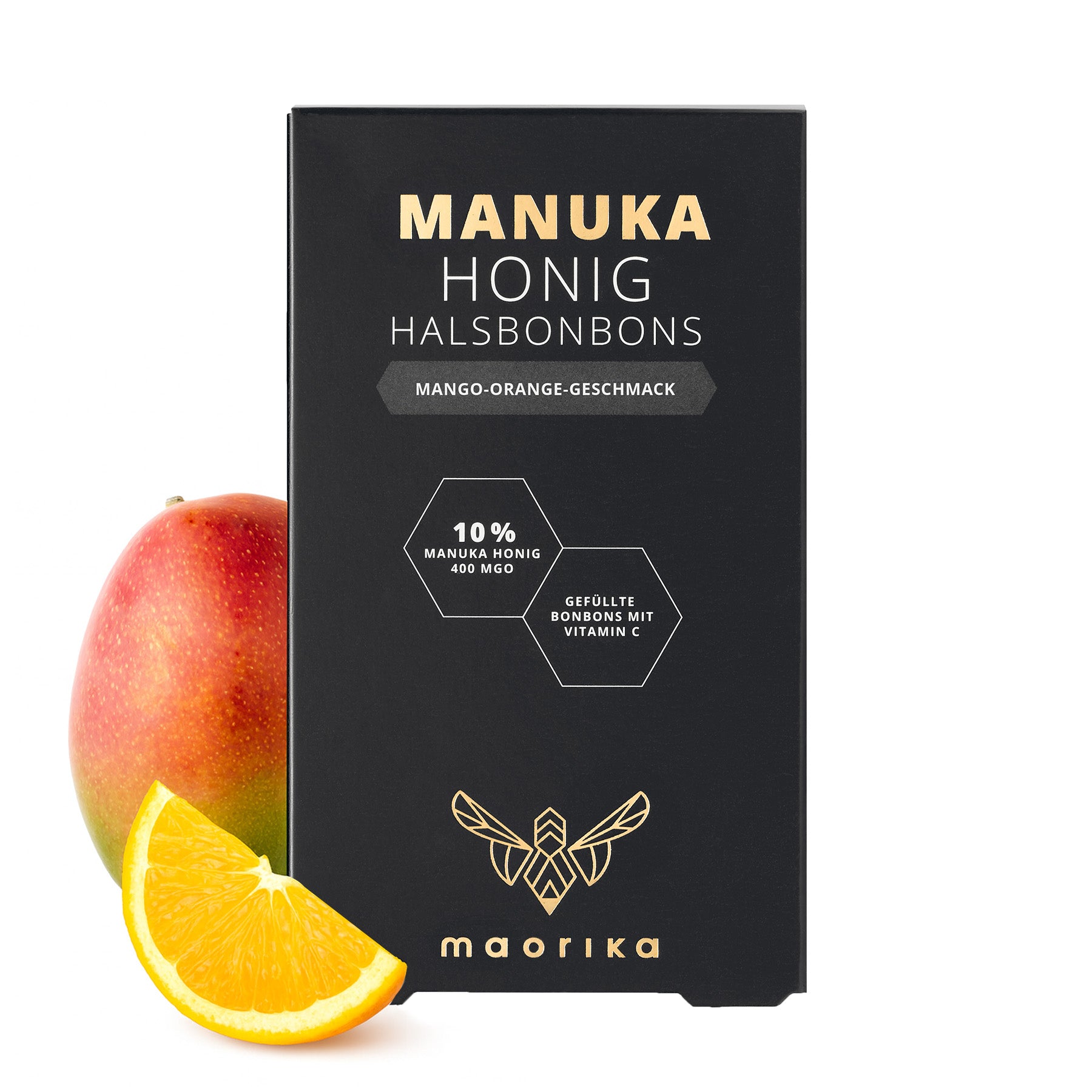 Bonbons pour la gorge Manuka - gingembre agrumes