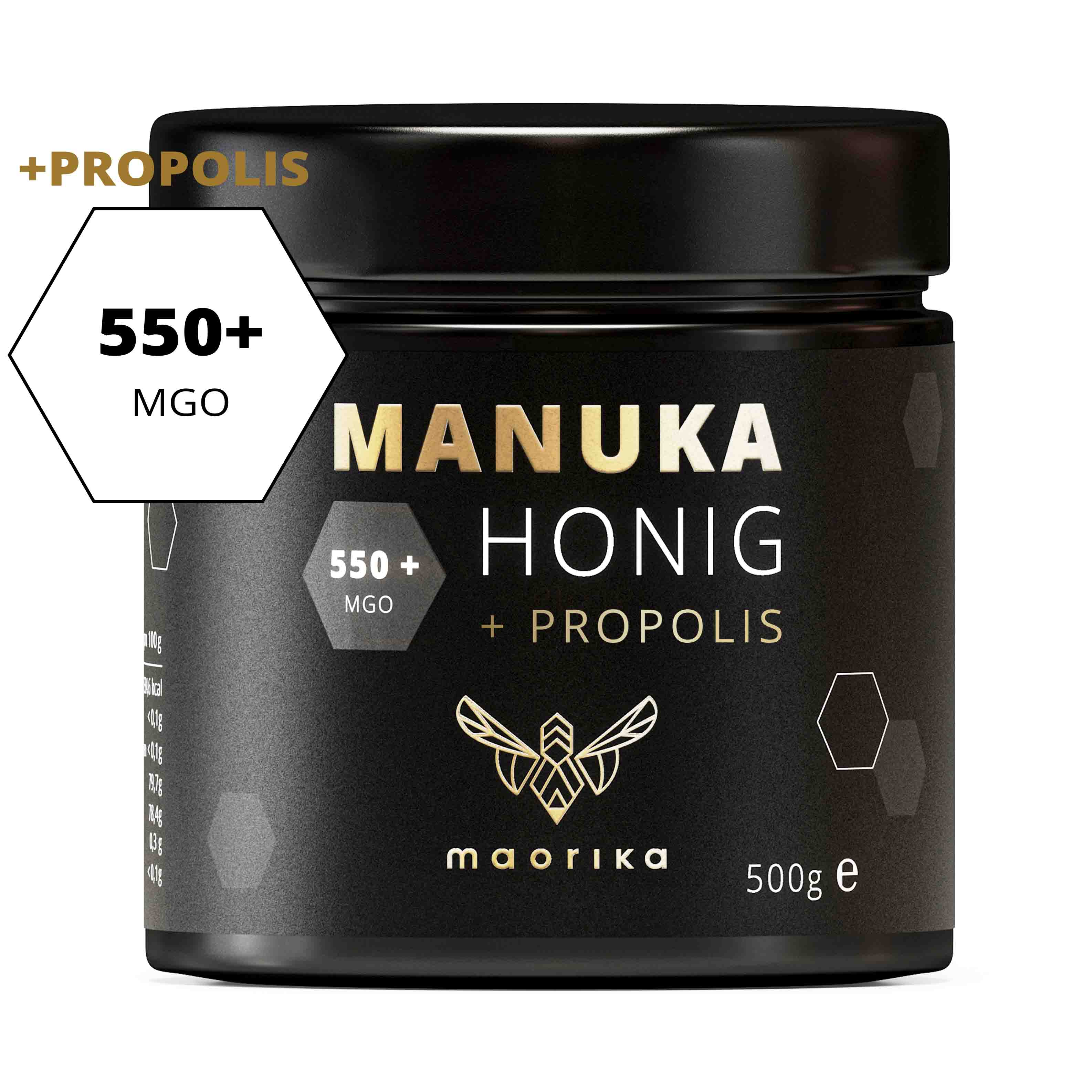 Manuka Honig MGO 550+ mit Propolisanteil