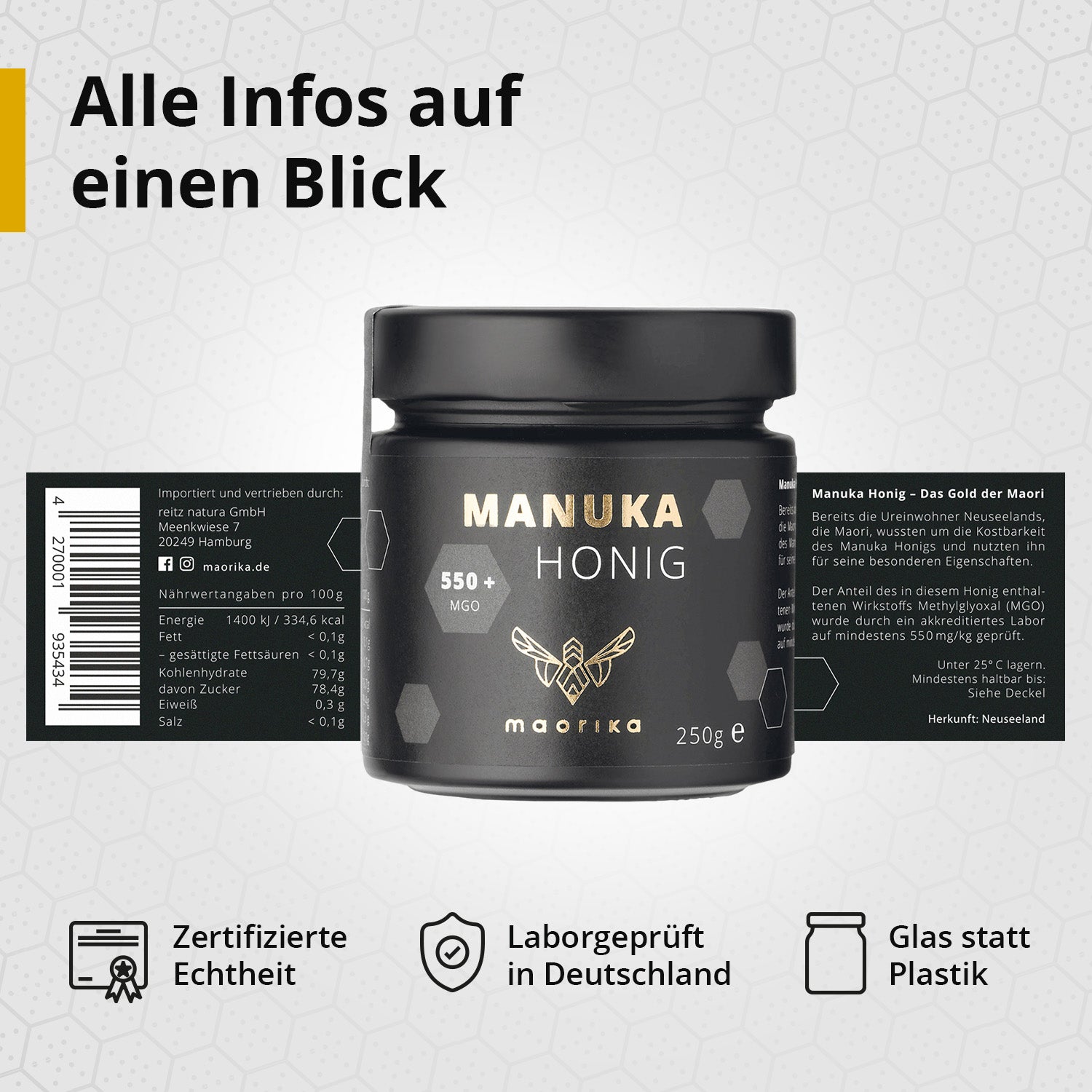 Manuka Honig - Alle MGO-Stärken
