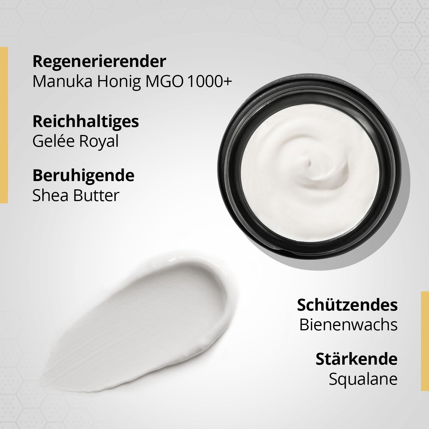 Anti-Falten Nachtcreme mit Manuka Honig MGO 1000