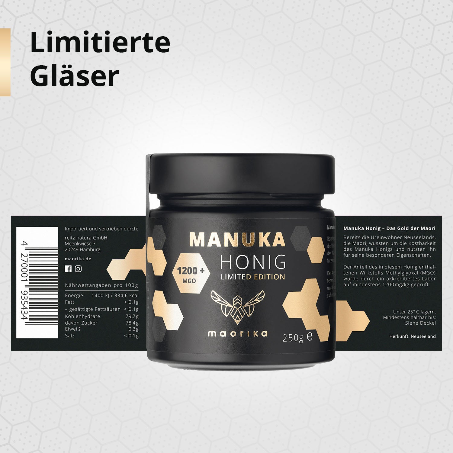 Miel de Manuka MGO 1200+