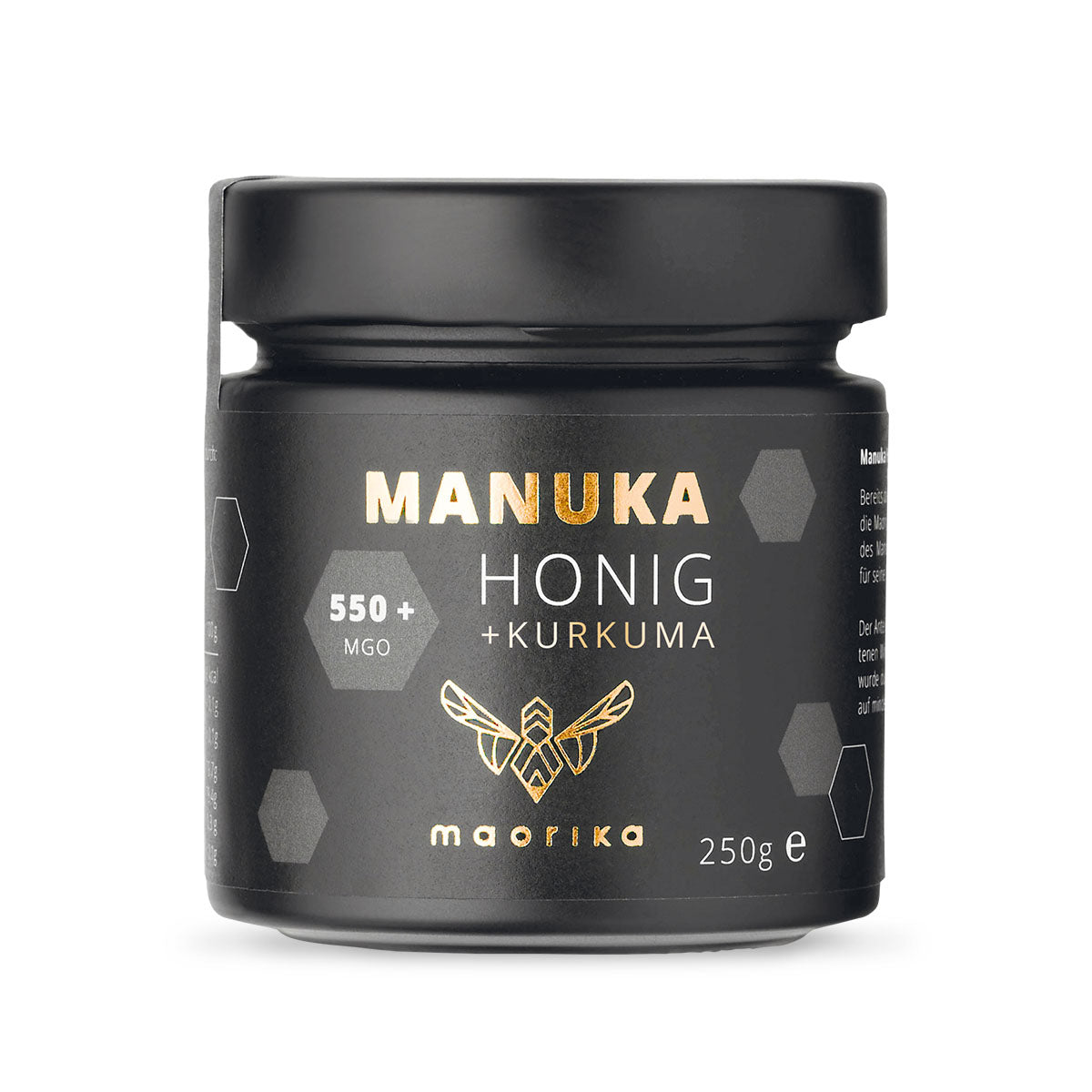 Miel de Manuka MGO 550+ au curcuma